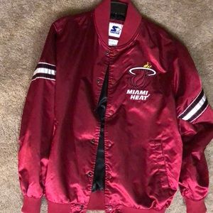 Miami Heat Vintage Style Satin Starter Jacket